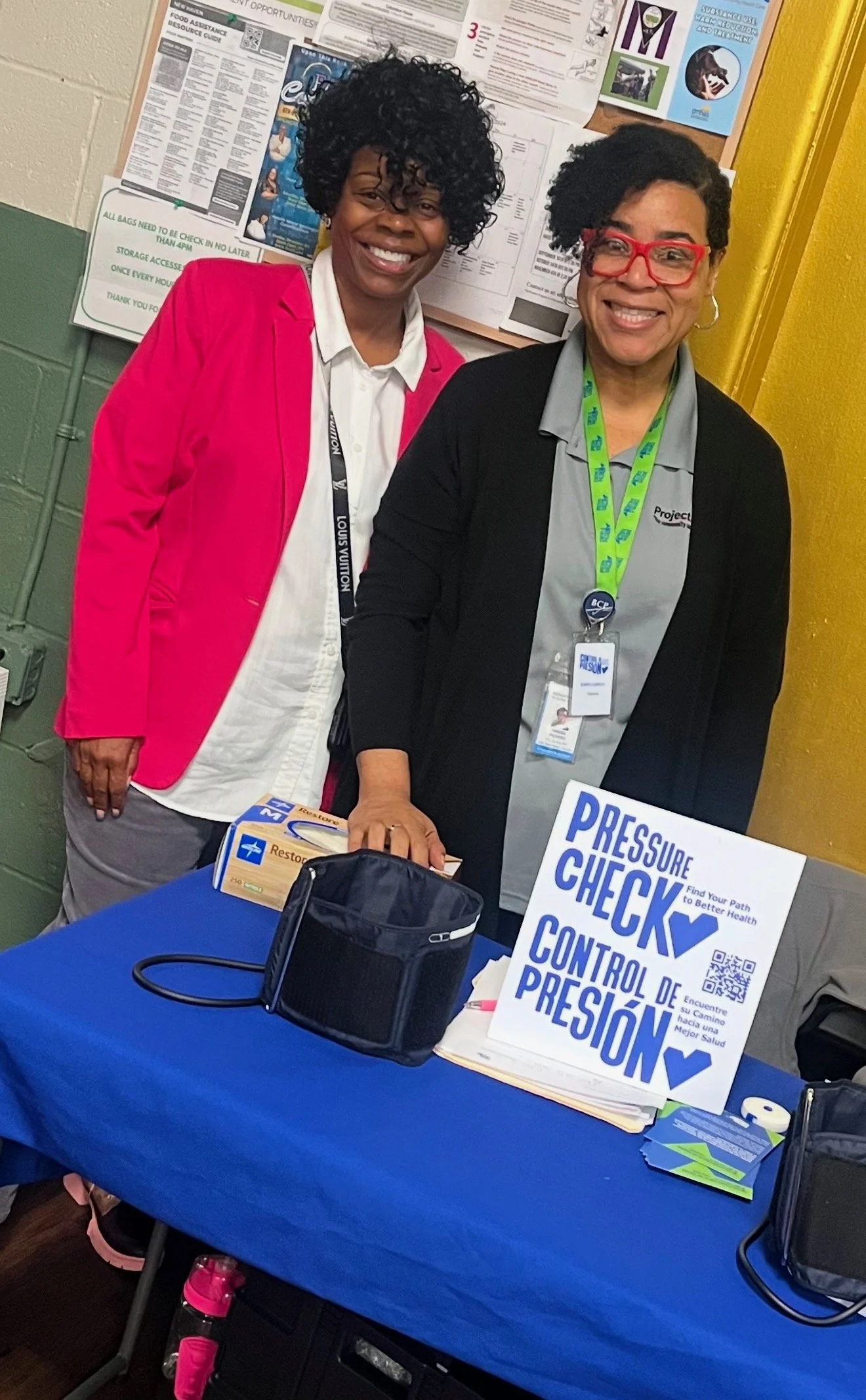 Health partners offering free blood pressure screenings at the shelter