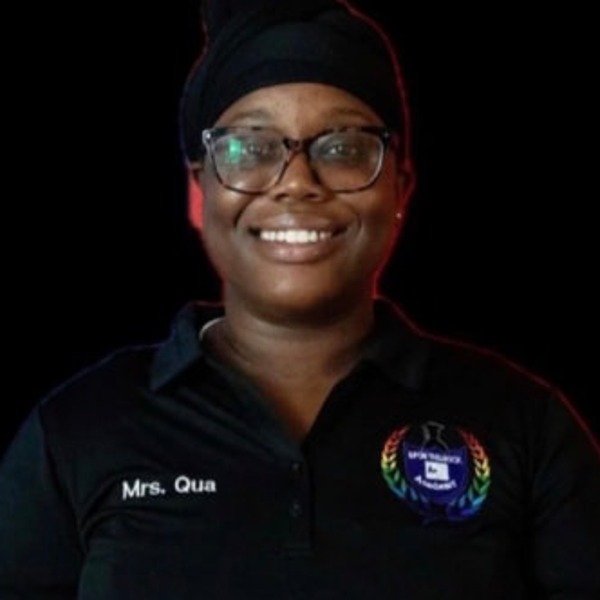 Portrait of Mrs. Qua, Teacher at Upon This Rock A+ Academy